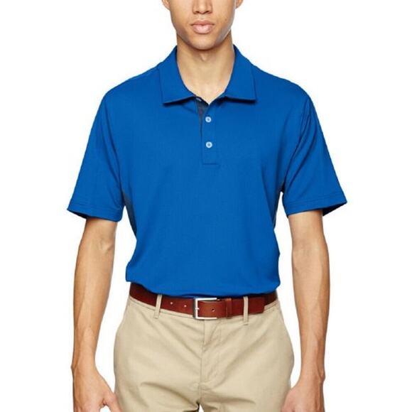 adidas Other - Adidas Golf Puremotion Cobalt Blue Sport Polo Shirt Men's Size XL